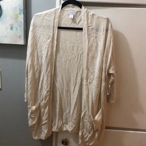Old Navy short sleeve/ 3/4 sleeve cream XL